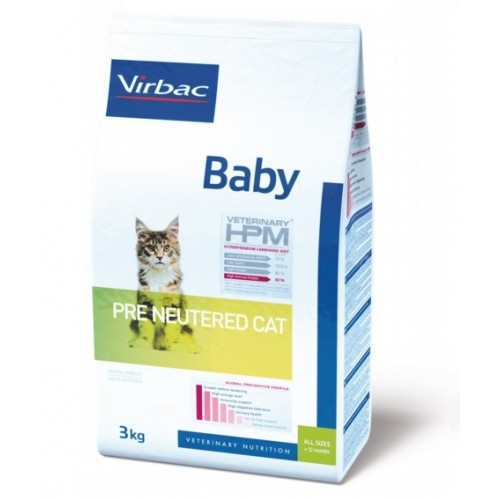 VIRBAC BABY CAT PRE NEUTERED X 1.5 KG