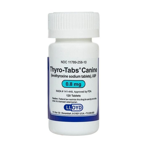 [12501007] C THYRO-TABS 0,8mg 120 TAB