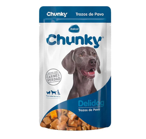 [153455] POUCH CHUNKY PERRO PAVO 100 GR