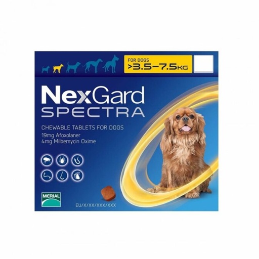 NEXGARD SPECTRA 3.5 - 7.5 KG